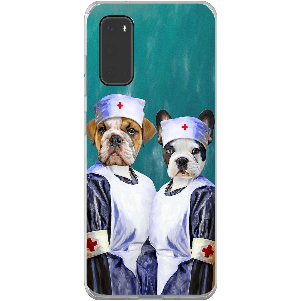 &#39;The Nurses&#39; Personalized 2 Pet Phone Case