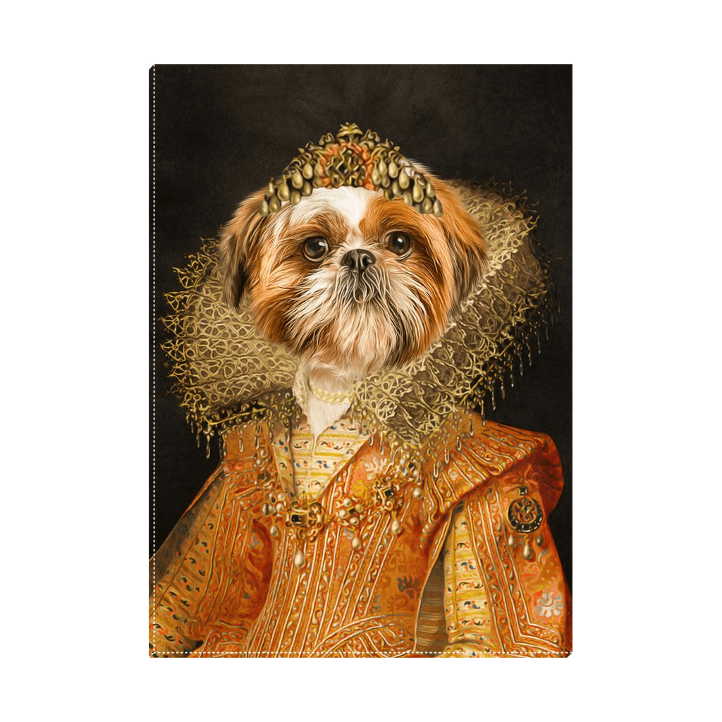 Lienzo personalizado para mascotas &#39;La princesa victoriana&#39;