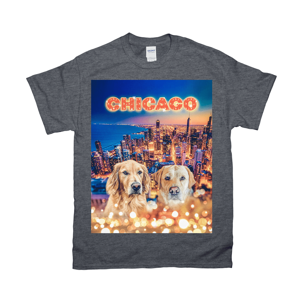 Camiseta personalizada con 2 mascotas &#39;Doggos Of Chicago&#39;