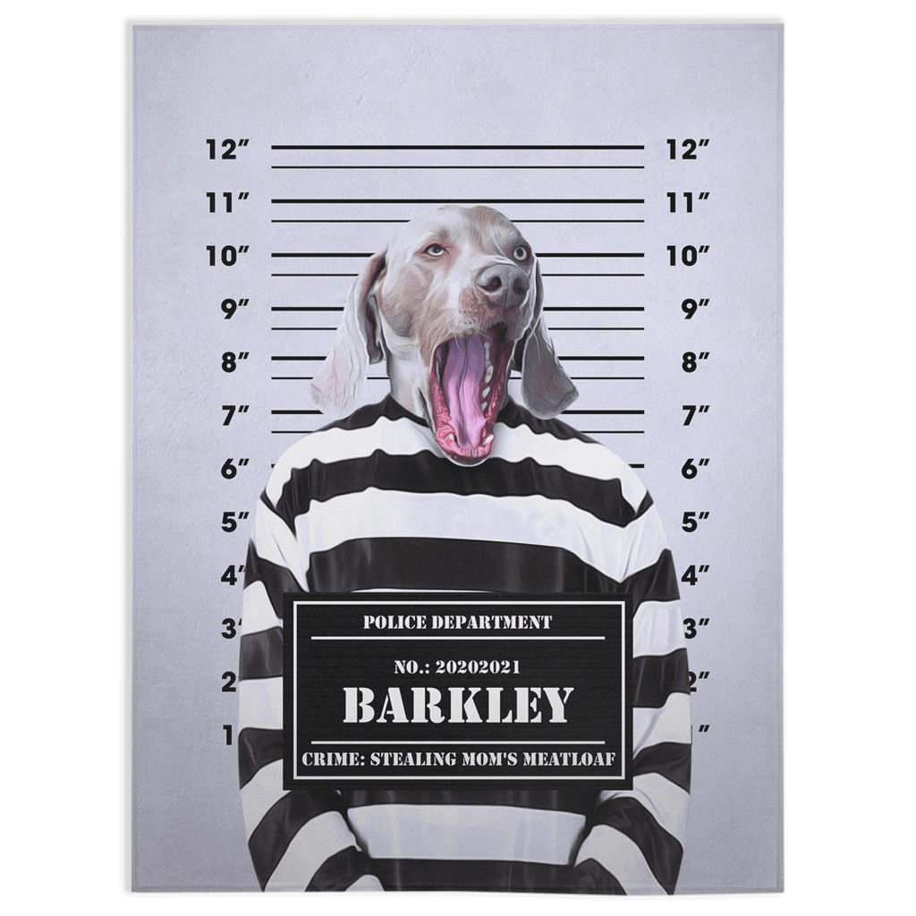 &#39;The Guilty Doggo&#39; Personalized Pet Blanket