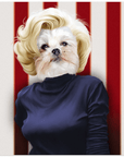 'Marilyn Monpaw' Personalized Dog Poster