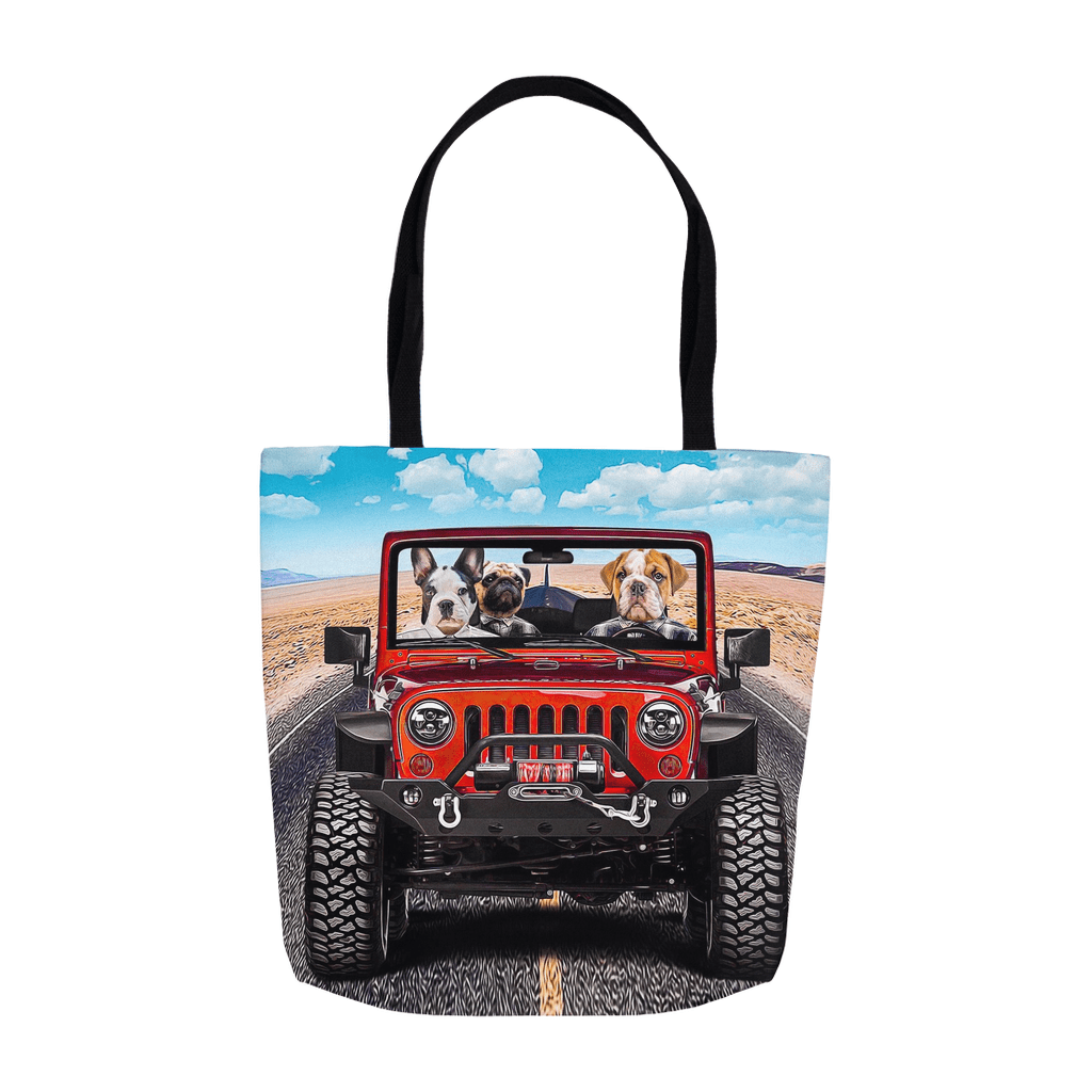 &#39;The Yeep Cruisers&#39; Personalized 3 Pet Tote Bag