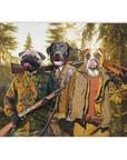 'The Hunters' Personalized 3 Pet Blanket