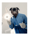 'The Dentist' Personalized Pet Standing Canvas