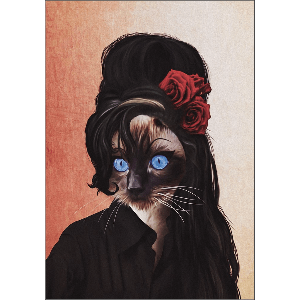 &#39;Amy Cathouse&#39; Personalized Pet Poster