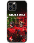 'Portugal Doggos' Funda personalizada para teléfono con 2 mascotas