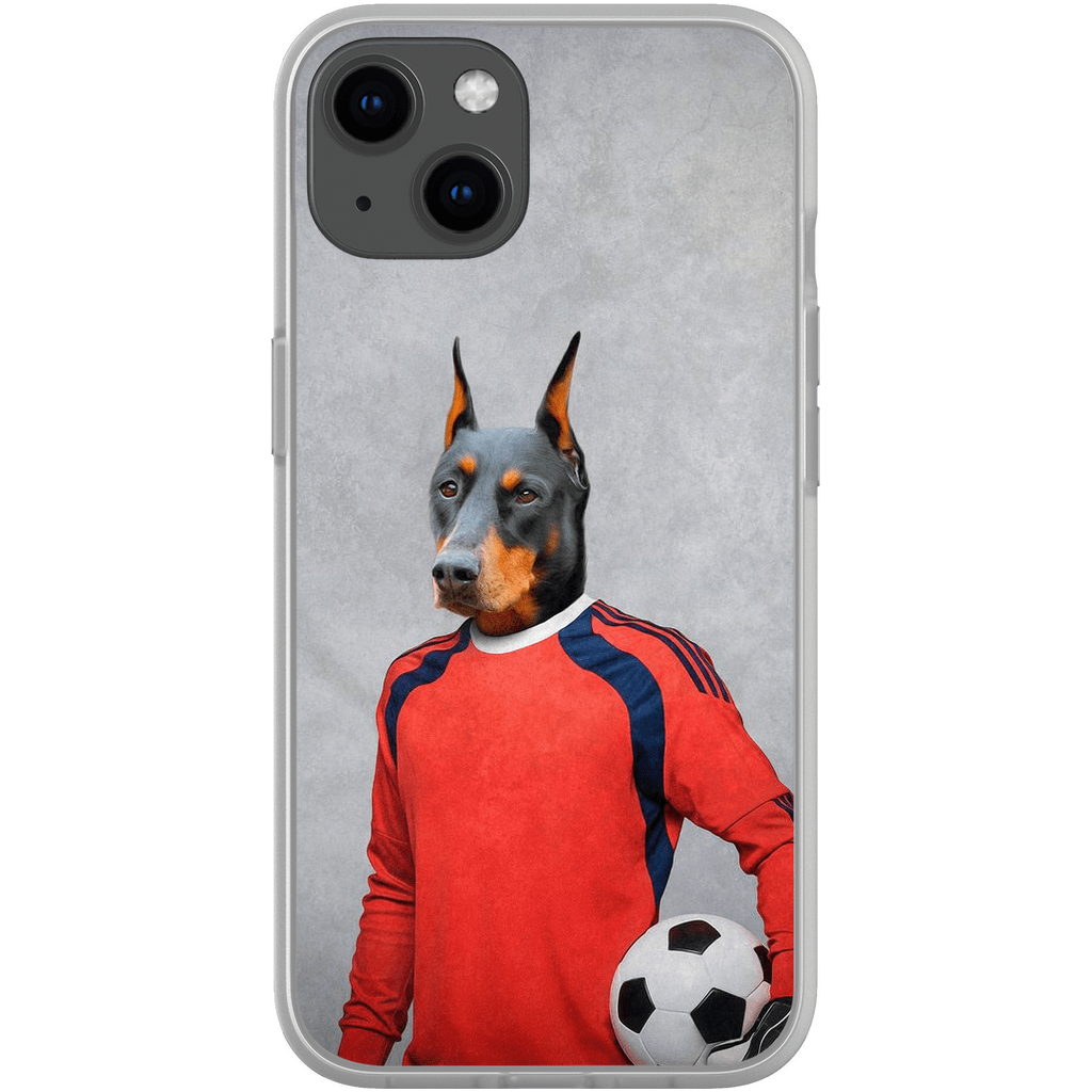 &#39;The Soccer Goalie&#39; Personalized Phone Case