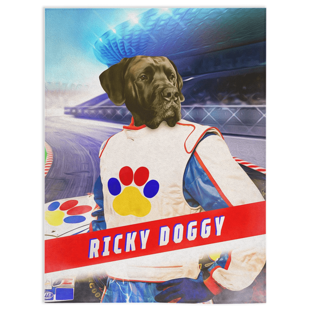 &#39;Ricky Doggy&#39; Personalized Pet Blanket