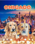 'Doggos of Chicago' Personalized 2 Pet Puzzle