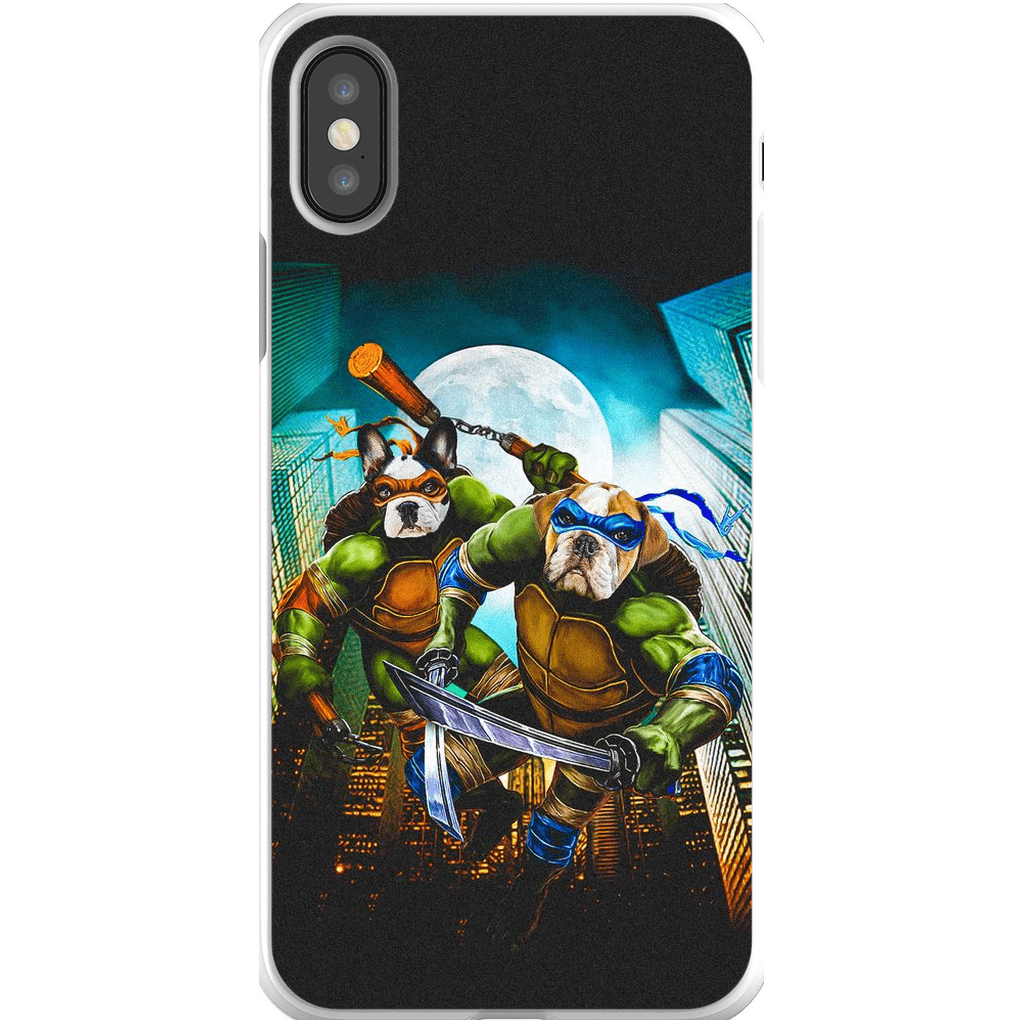 &#39;Teenage Mutant Ninja Doggos&#39; Personalized 2 Pet Phone Case