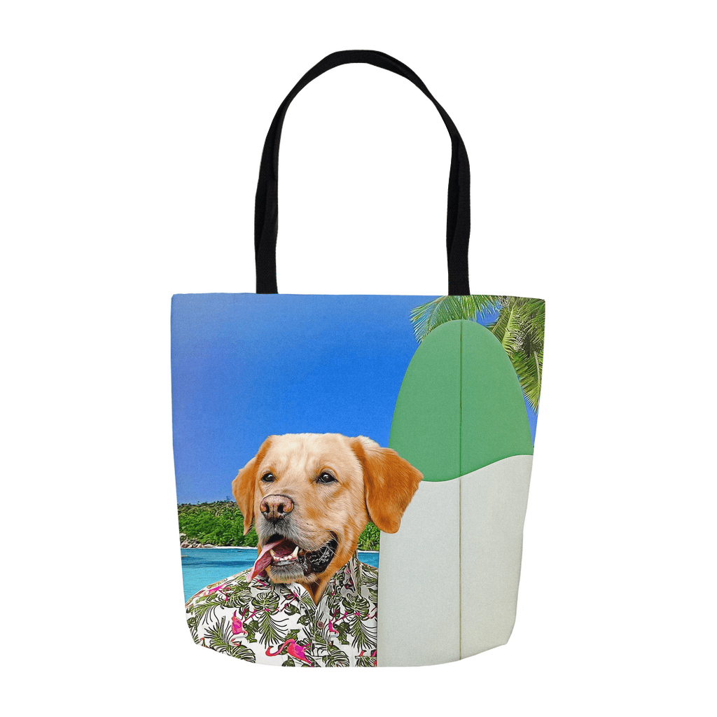&#39;The Surfer&#39; Personalized Tote Bag