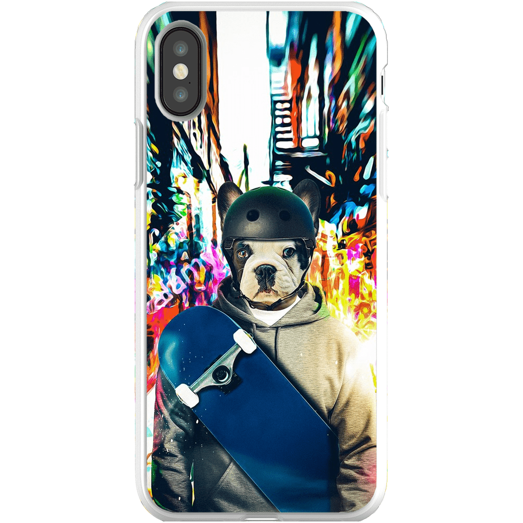 &#39;The Skateboarder&#39; Personalized Phone Case