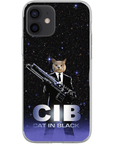 'Cat in Black' Personalized Phone Case