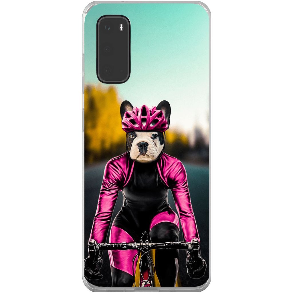 &#39;The Female Cyclist&#39; Personalized Phone Case
