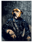 'The Navy Veteran' Personalized Dog Poster