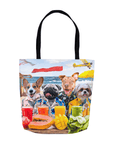 'The Beach Dogs' Personalized 4 Pet Tote Bag
