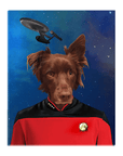 Lienzo personalizado para mascotas 'Doggo-Trek'