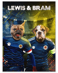 'Scotland Doggos' Personalized 2 Pet Poster