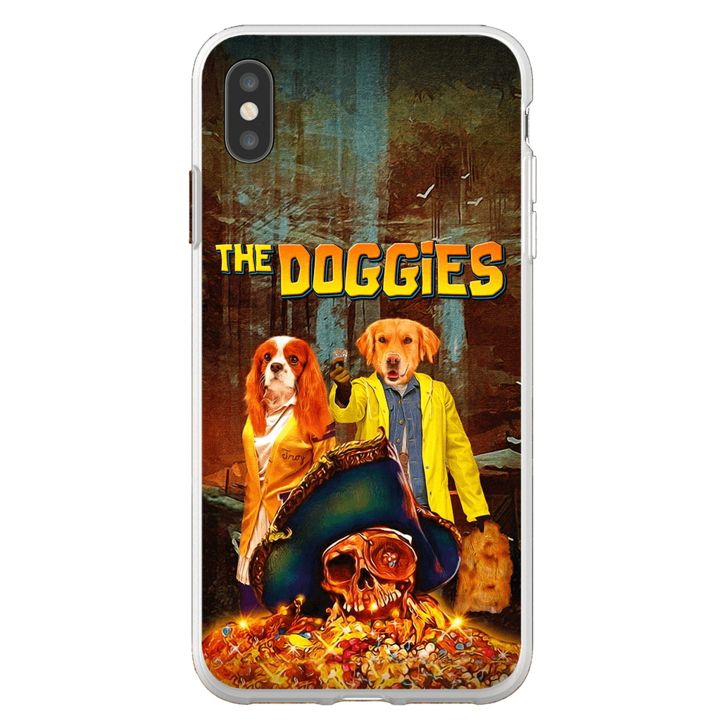 &#39;The Doggies&#39; Personalized 2 Pet Phone Case