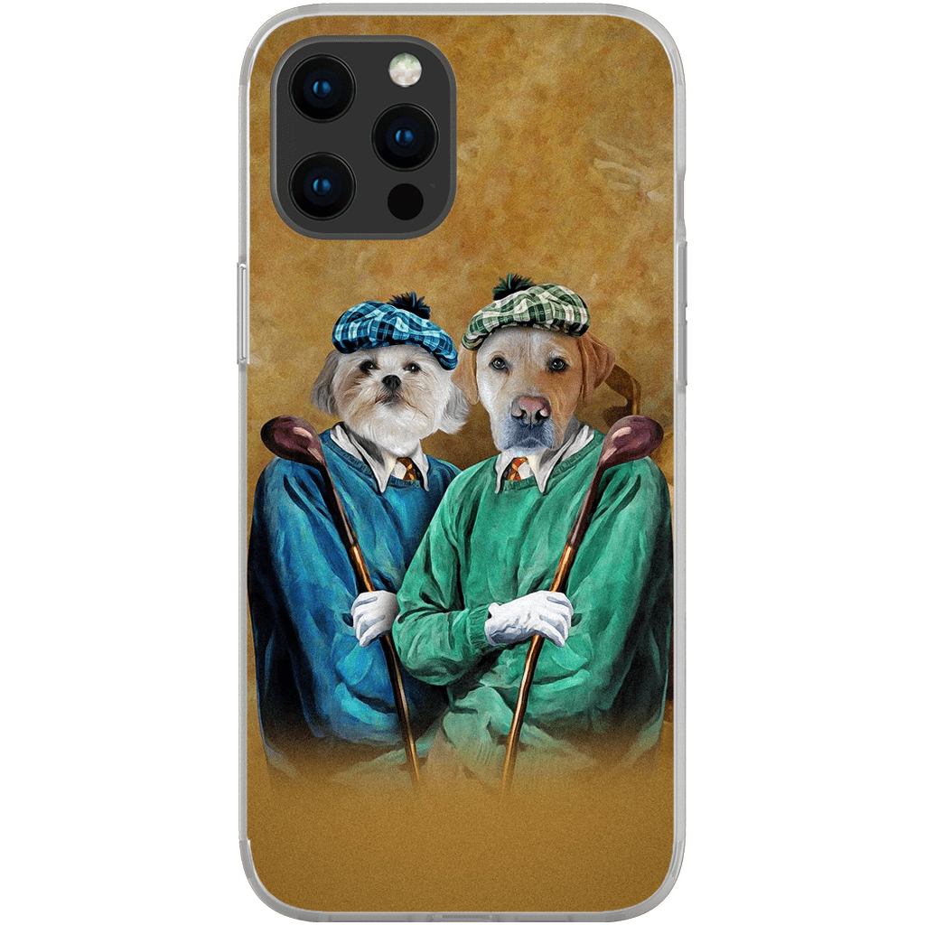 &#39;The Golfers&#39; Personalized 2 Pet Phone Case