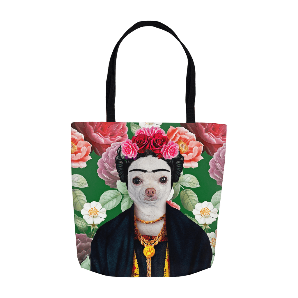 &#39;Frida Doggo&#39; Personalized Tote Bag