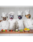 'The Chefs' Personalized 4 Pet Blanket