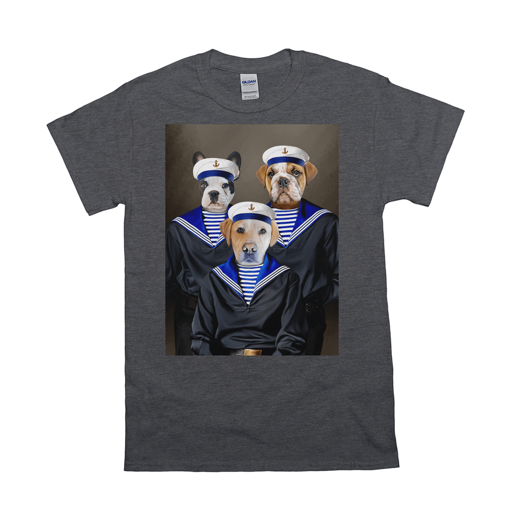 Camiseta personalizada con 3 mascotas &#39;Los Marineros&#39;