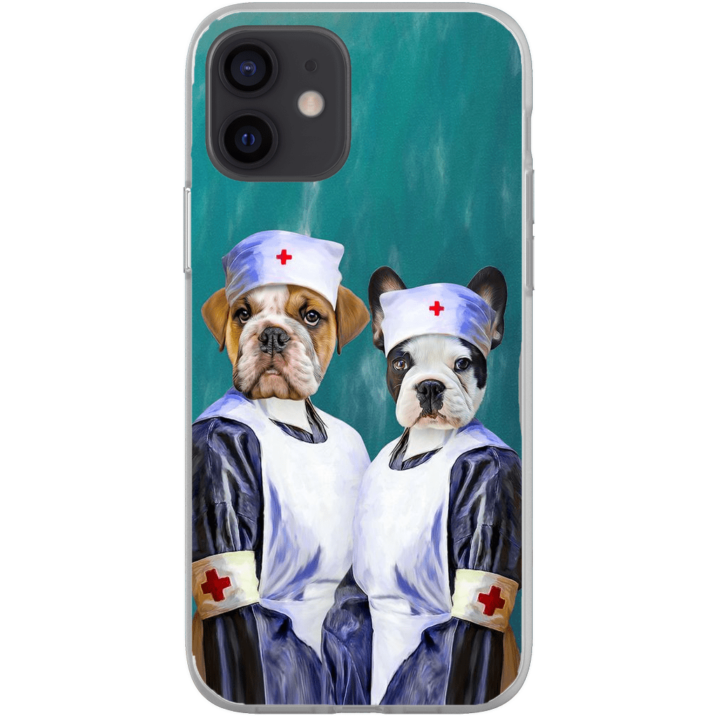 &#39;The Nurses&#39; Personalized 2 Pet Phone Case