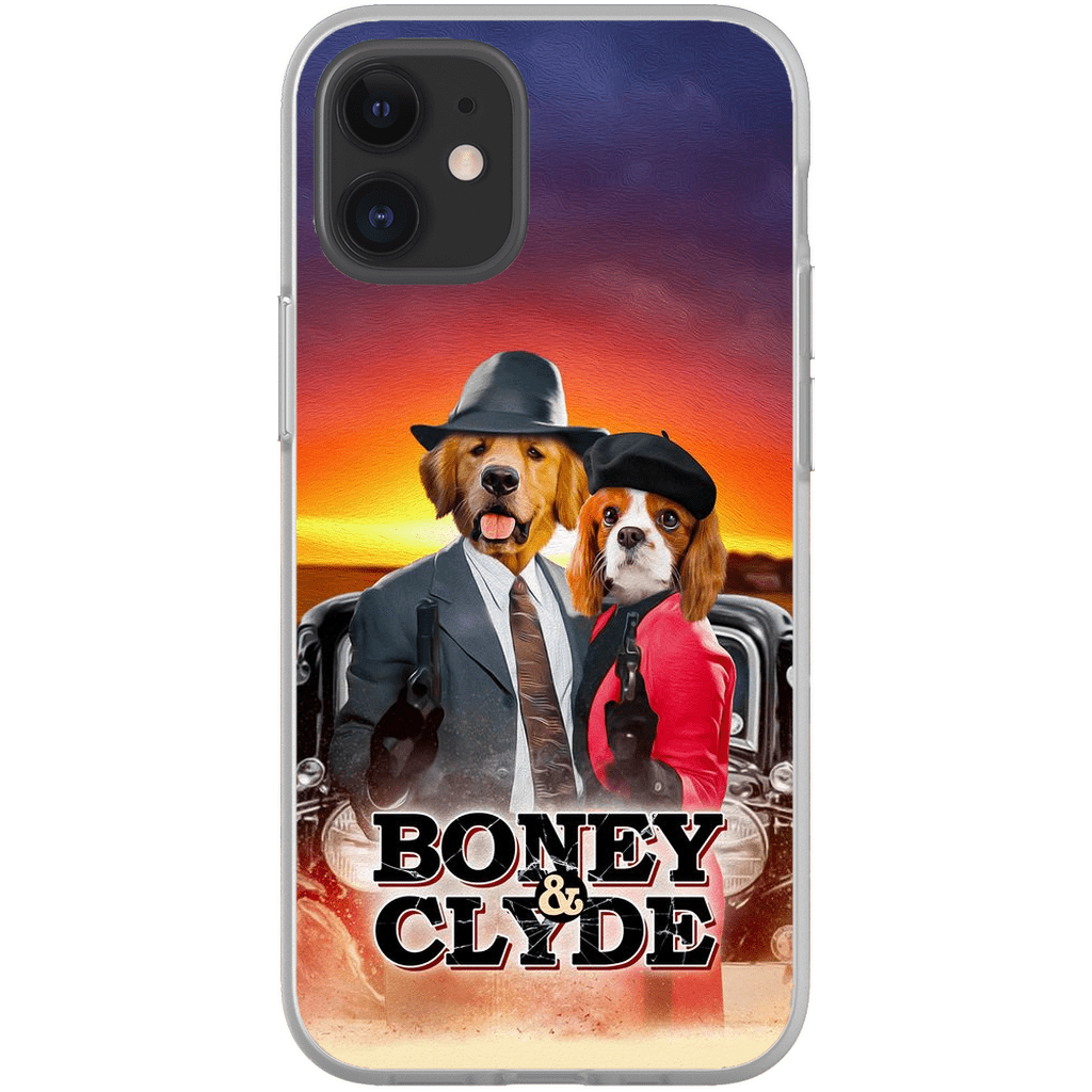 &#39;Boney and Clyde&#39; Personalized 2 Pet Phone Case