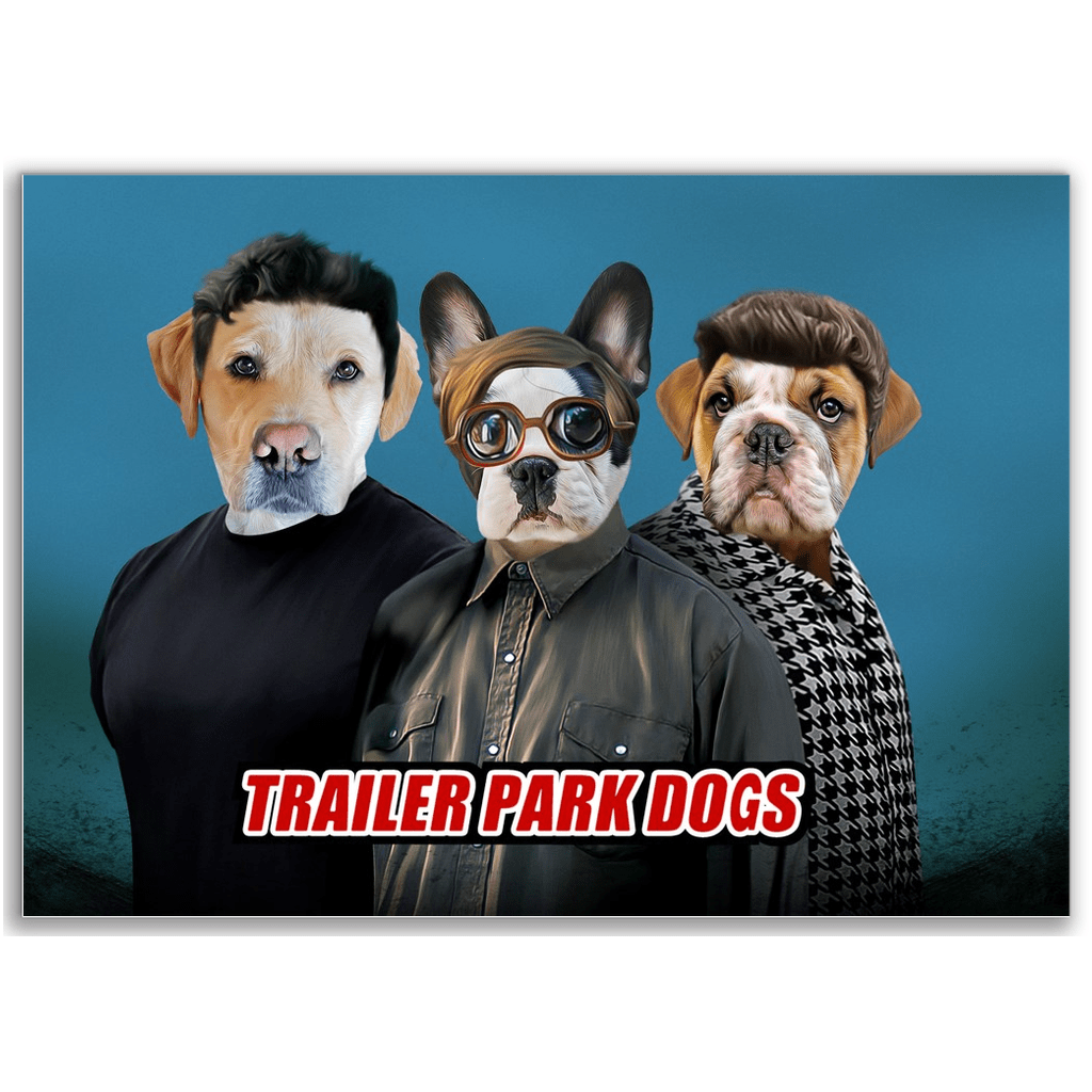 &#39;Trailer Park Dogs 3&#39; Personalized 3 Pet Poster