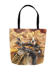 'Dogati Rider' Personalized Tote Bag