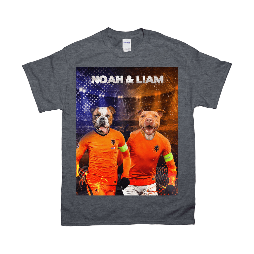 &#39;Holland Doggos&#39; Personalized 2 Pet T-Shirt