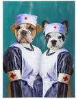 'The Nurses' Personalized 2 Pet Blanket