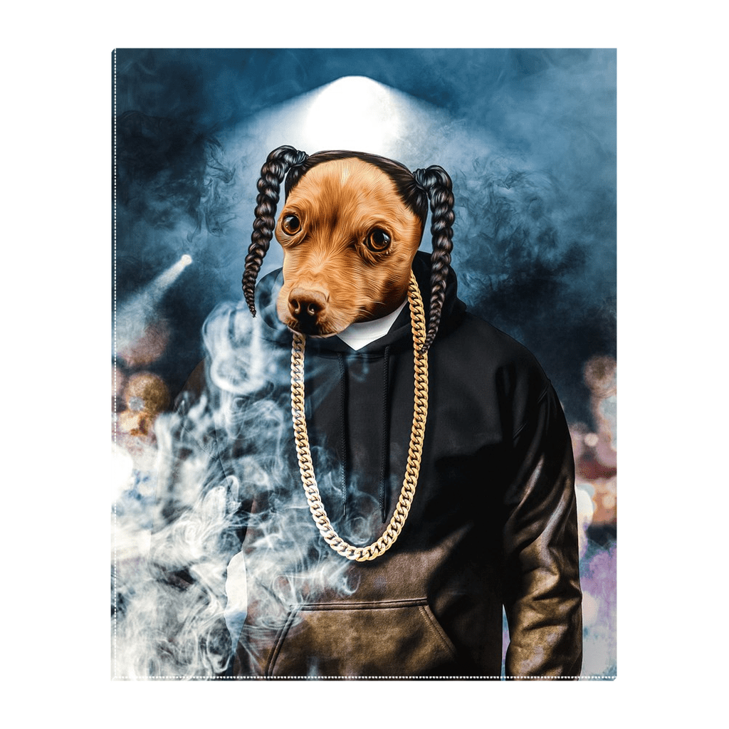 'D.O. Double G' Personalized Pet Standing Canvas