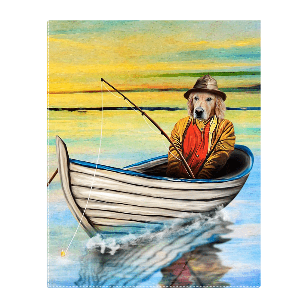 'The Fisherman' Personalized Pet Standing Canvas