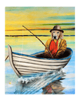 Lienzo personalizado para mascotas 'El Pescador'
