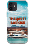 'Thelmutt and Borkise' Personalized 2 Pet Playing Cards