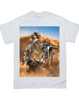 'The Motocross Riders' Personalized 3 Pet T-Shirt