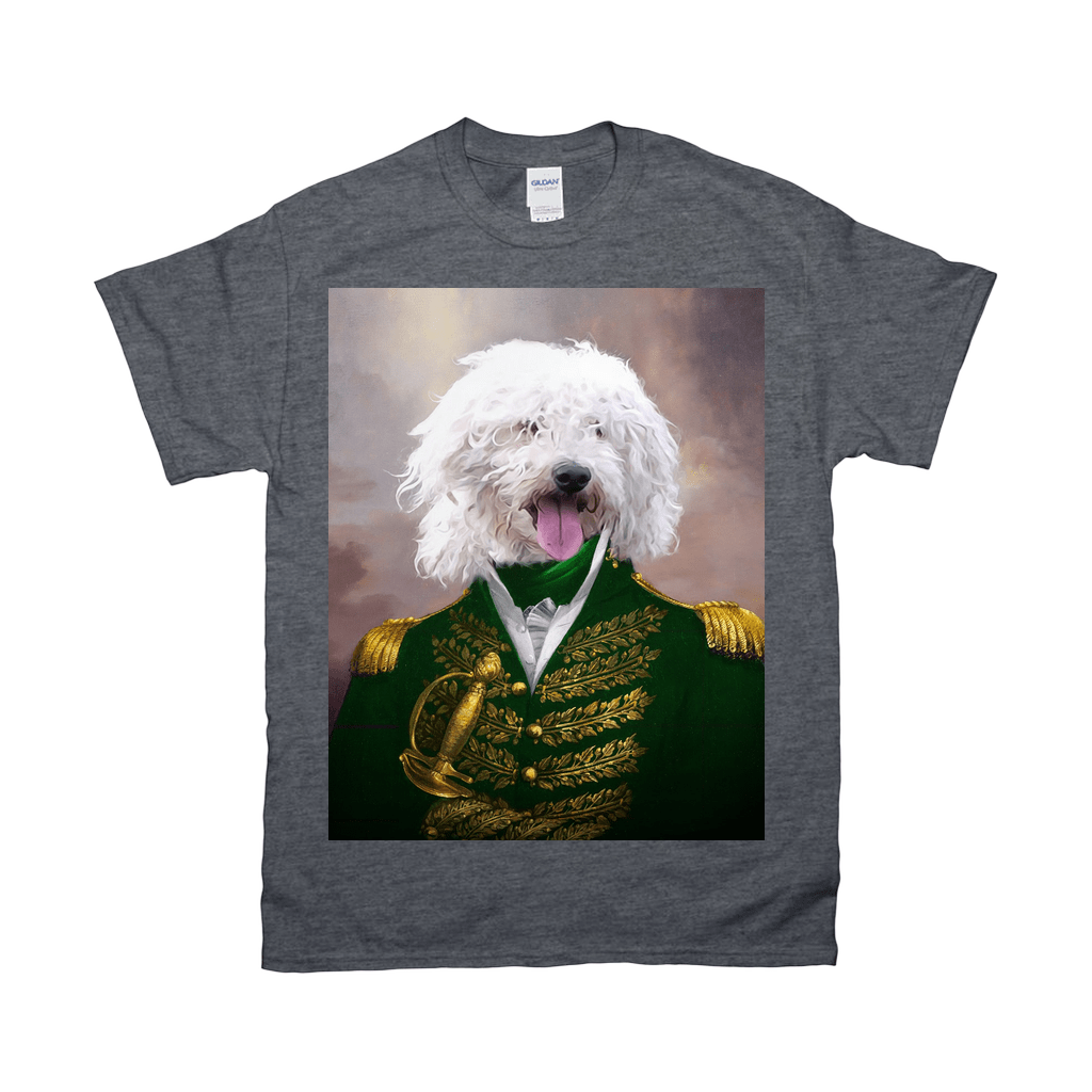 &#39;The Green Admiral&#39; Personalized Pet T-Shirt