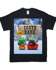 'South Bark' Personalized 2 Pet T-Shirt