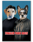 'Trailer Park Dogs 1' Personalized 2 Pet Poster