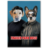 Load image into Gallery viewer, &#39;Trailer Park Dogs 1&#39; Personalized 2 Pet Poster
