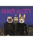 'Humps in the City' Personalized 2 Pet Blanket