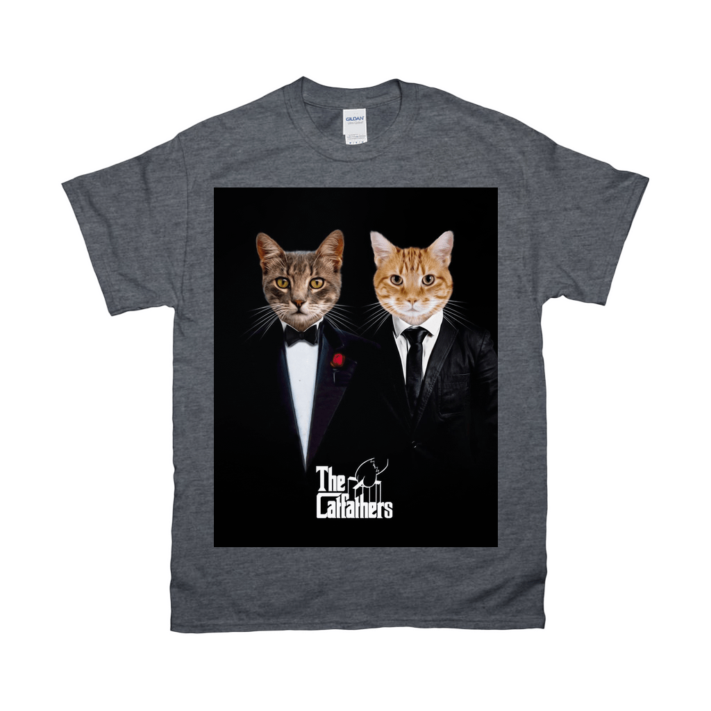 Camiseta personalizada con 2 mascotas &#39;The Catfathers&#39; 