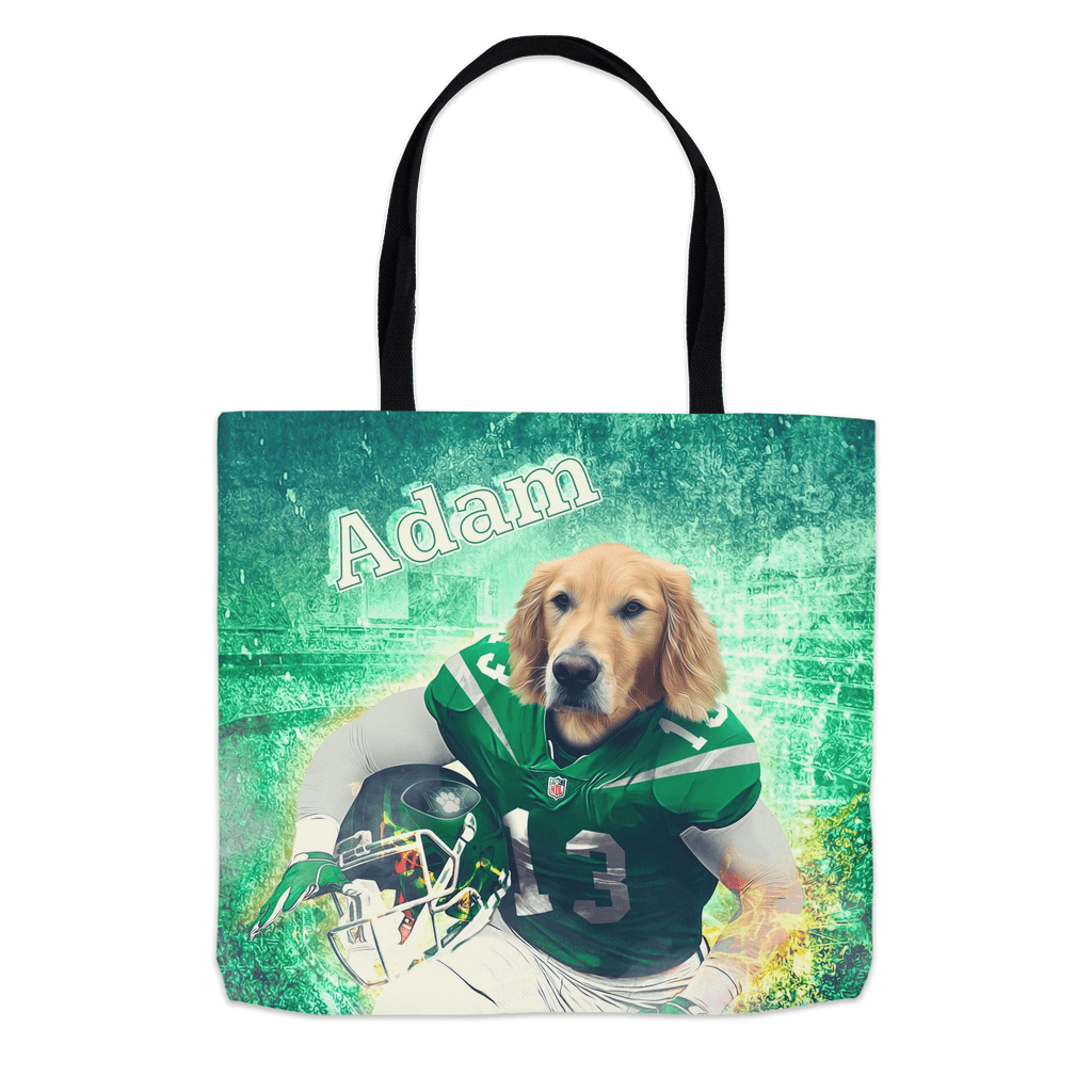 &#39;New York Jet-Doggos&#39; Personalized Tote Bag