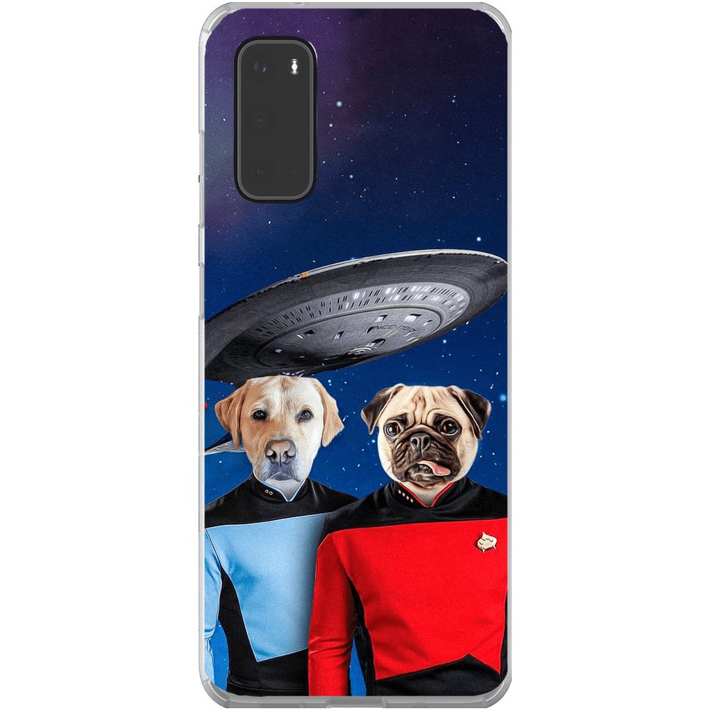 &#39;Doggo-Trek&#39; Personalized 2 Pet Phone Case