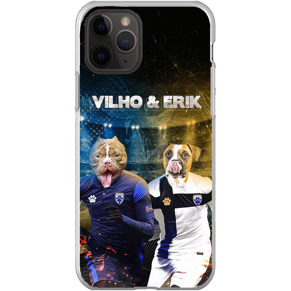 &#39;Finland Doggos&#39; Personalized 2 Pet Phone Case