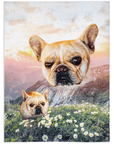 'Majestic Mountain Valley' Personalized Pet Blanket