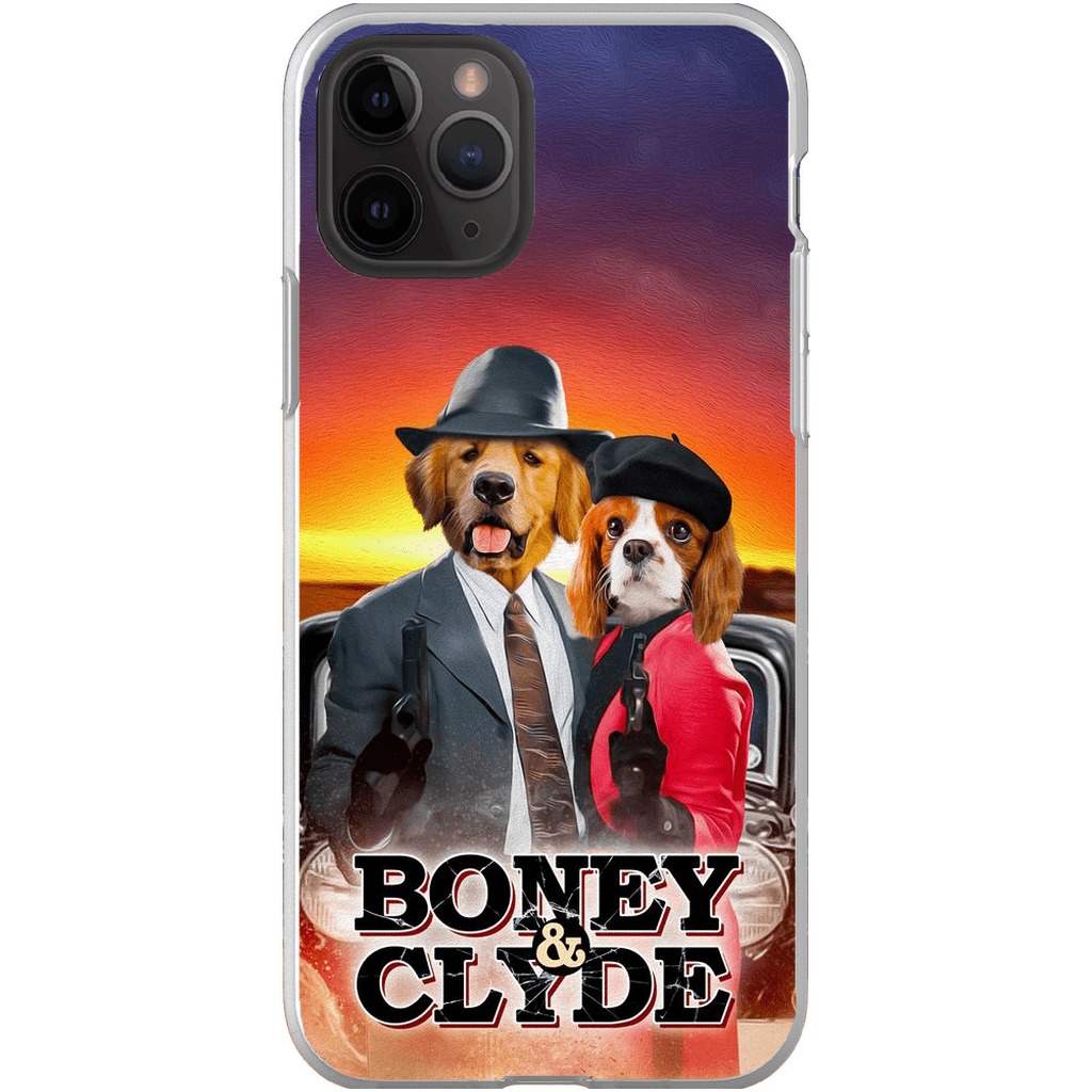 &#39;Boney and Clyde&#39; Personalized 2 Pet Phone Case