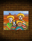 '4 amigos' Personalized 4 Pet Poster